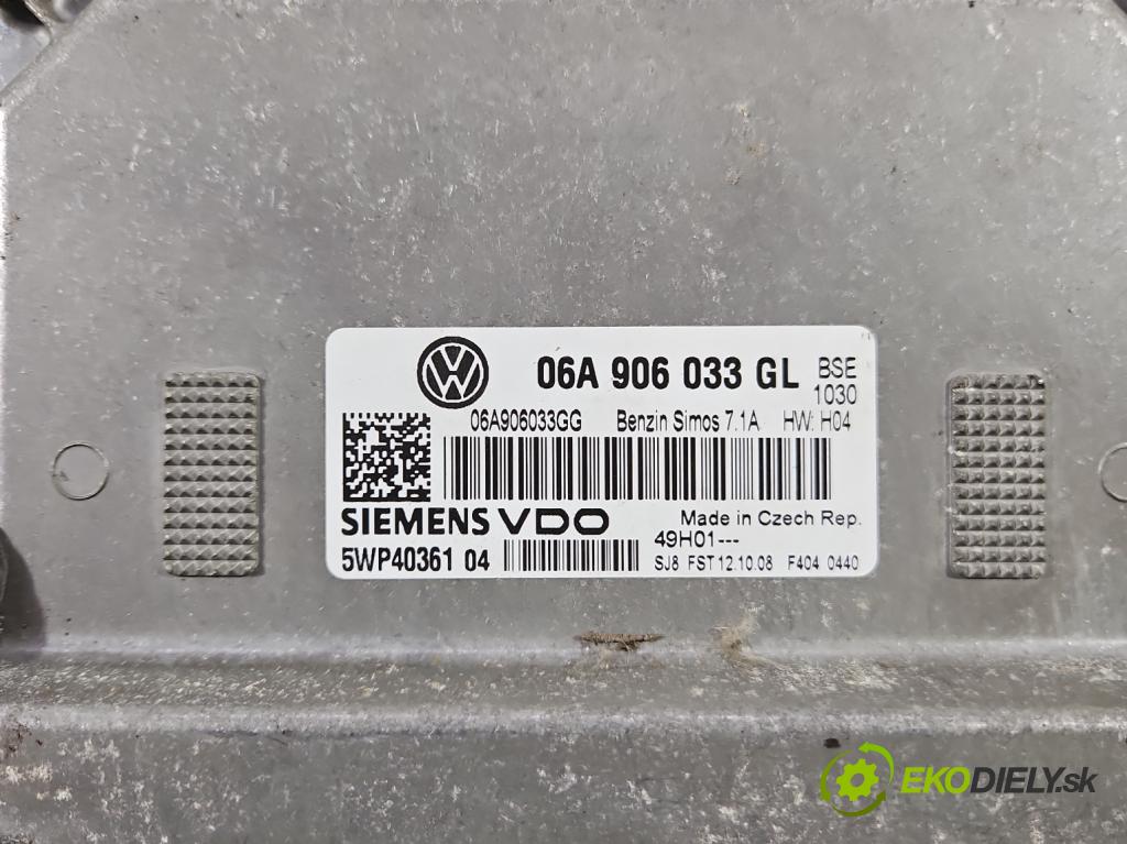 Vw Golf plus 1.6 SR 102 HP manual 75 kW 1595 cm3 5- riadiaca jednotka motora 06A906033GL