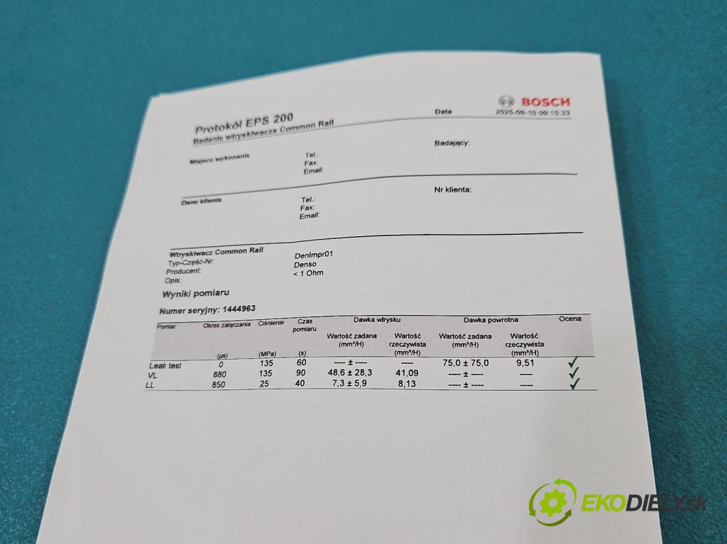 Peugeot Boxer II 2006-2018 2.2 hdi 120 HP manual 88 kW 2198 cm3 5- vstrek 6C1Q-9K546-AC (Vstrekovač paliva)