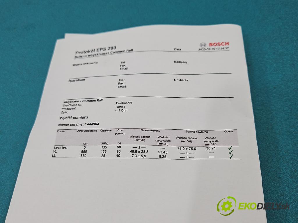 Peugeot Boxer II 2006-2018 2.2 hdi 120 HP manual 88 kW 2198 cm3 5- vstrek 6C1Q-9K546-AC (Vstrekovač paliva)