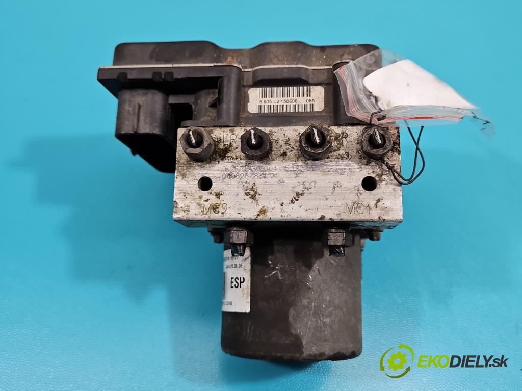 Peugeot Boxer II 2006-2018 2.2 hdi 120 HP manual 88 kW 2198 cm3 5- čerpadlo abs 0265230001 (Pumpa ABS)