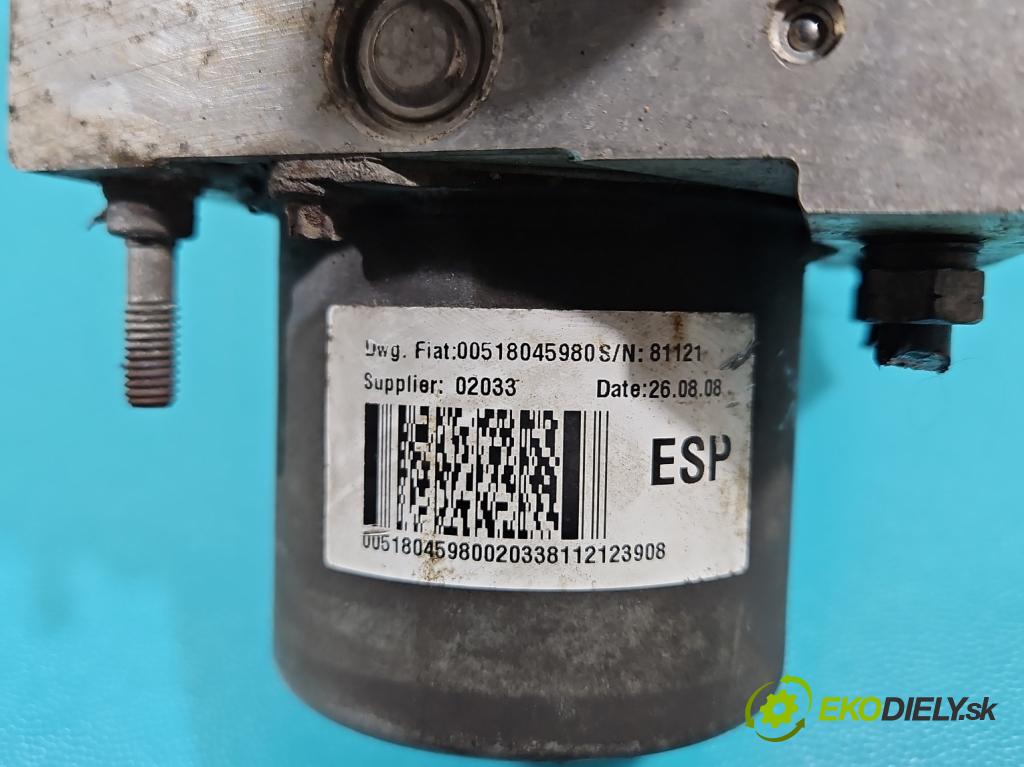 Peugeot Boxer II 2006-2018 2.2 hdi 120 HP manual 88 kW 2198 cm3 5- čerpadlo abs 0265230001 (Pumpa ABS)