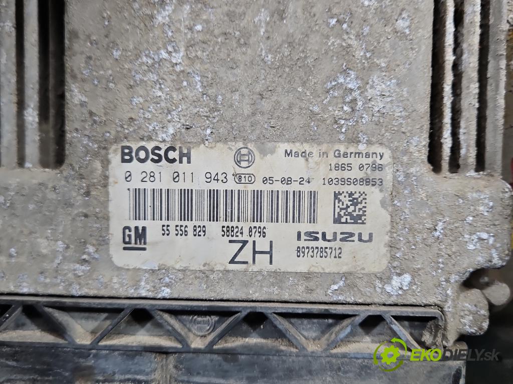 Opel Astra III 2004-2014 1.7 cdti 101 HP manual 74 kW 1686 cm3 5- riadiaca jednotka motora 55556829