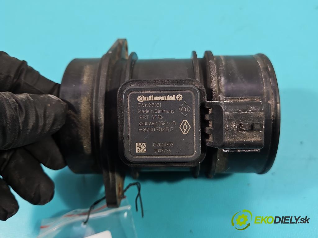 Renault Megane III 2008-2016 1.5 dci 106 HP manual 78 kW 1461 cm3 5- průtokoměr: 5WK97021 (Váha vzduchu)