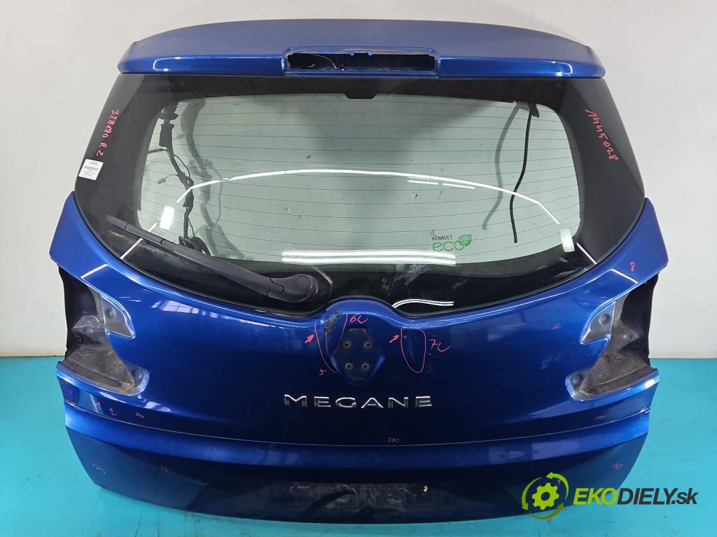 Renault Megane III 2008-2016 1.5 dci 106 HP manual 78 kW 1461 cm3 5- zadna kufor  (Kapota zadná (kufor))