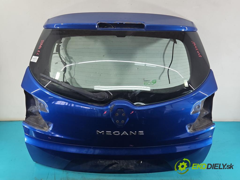 Renault Megane III 2008-2016 1.5 dci 106 HP manual 78 kW 1461 cm3 5- zadna kufor  (Kapota zadná (kufor))