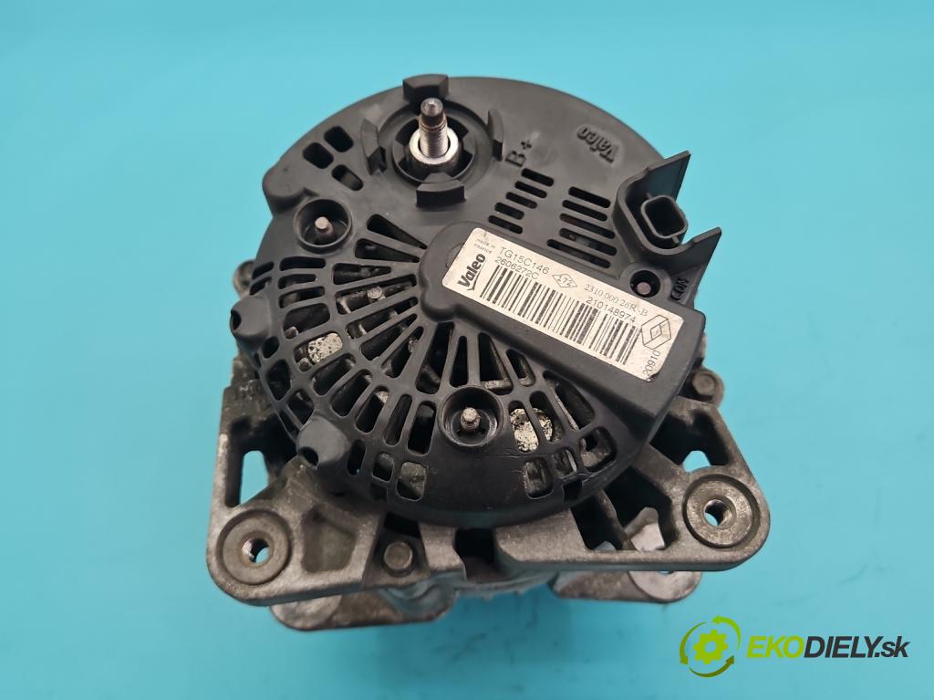 Renault Megane III 2008-2016 1.5 dci 106 HP manual 78 kW 1461 cm3 5- Alternator 231000026R (Alternátor)