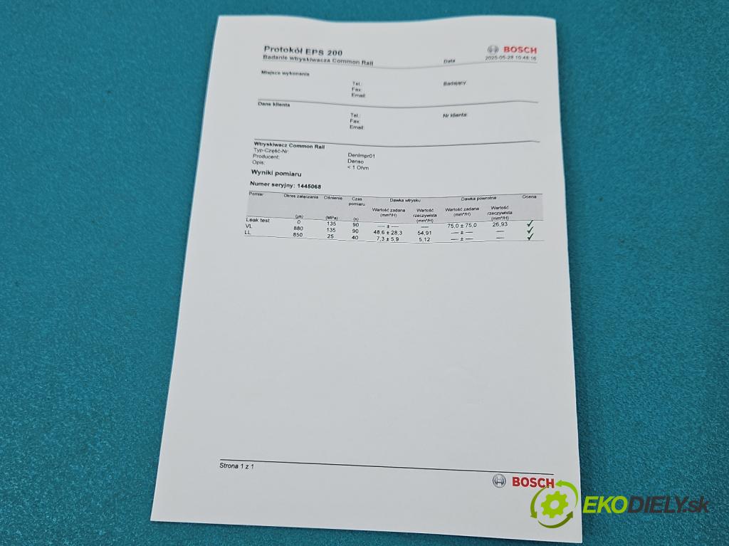 Ford Transit 2006-2013 2.2 tdci 110 HP manual 81 kW 2198 cm3 5- vstrek 6C1Q-9K546-AC (Vstrekovač paliva)