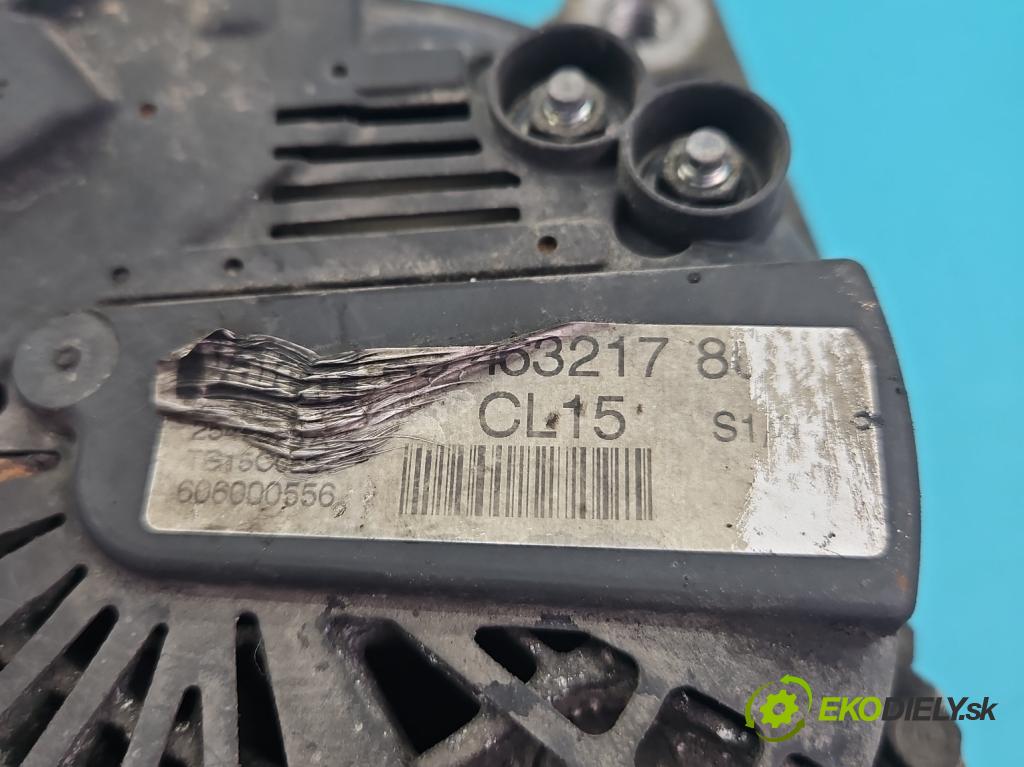 Peugeot 807 2002-2014 2.0 hdi 109 HP manual 80 kW 1997 cm3 5- Alternator 9646321780 (Alternátor)