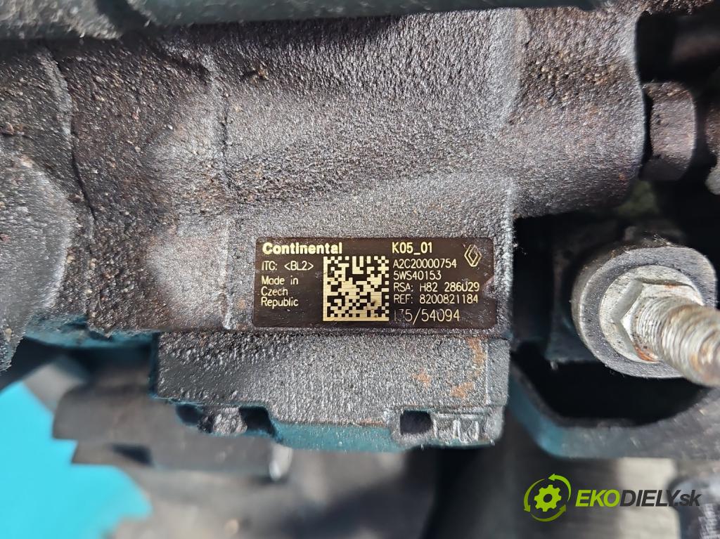 Renault Megane III 2008-2016 1.5 dci 106 HP manual 78 kW 1461 cm3 5- čerpadlo vstrekovacia 5WS40153 (Vstrekovacie čerpadlo)