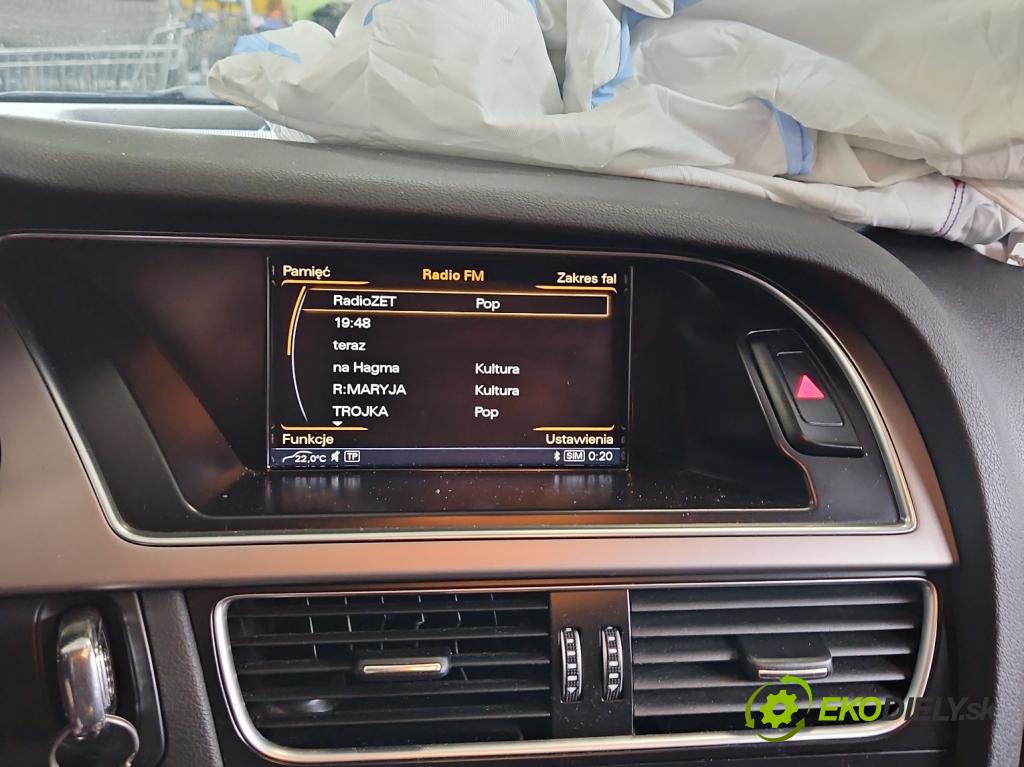 Audi A4 B8 2007-2015 1.8 TFSI 170 HP manual 125 kW 1798 cm3 4- Zobrazit: 8R0919604A (Prístrojová doska, displej)