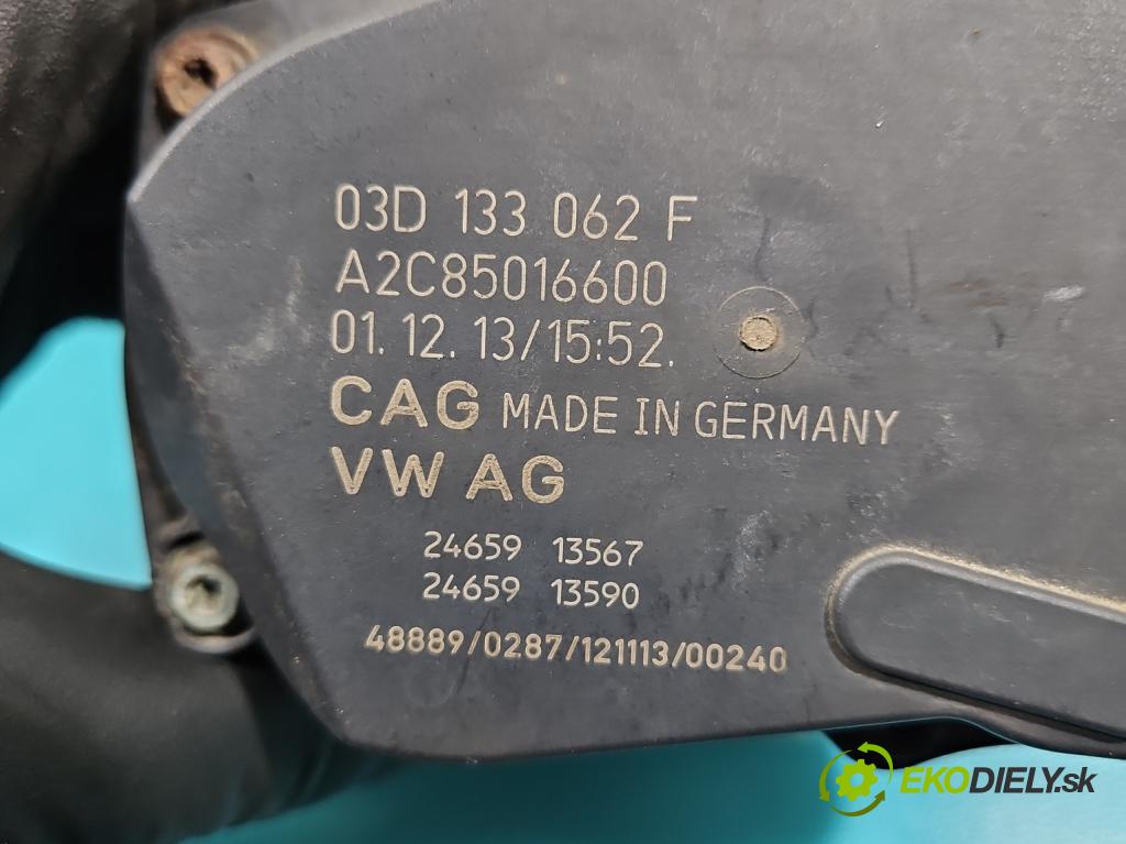 Seat Ibiza IV 6J 2008-2017 1.2 MPI 12V 69KM manual 51 kW 1198 cm3 5- klapka 03D133062F (Škrtiaca klapka)