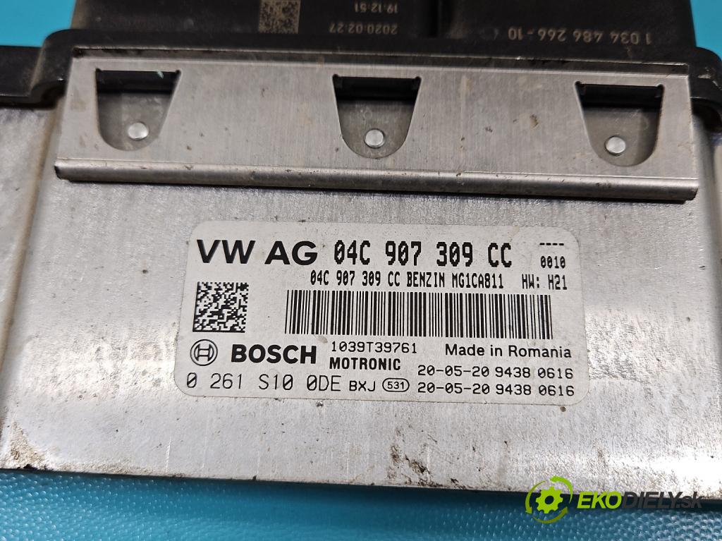 Skoda Fabia III 2014- 2021 1.0 MPI 60 HP manual 44 kW 999 cm3 5- riadiaca jednotka motora 04C907309CC