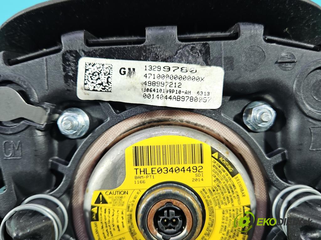 Opel Astra IV 2009-2015 1.6 16V 116 HP manual 85 kW 1598 cm3 5- airbag vzduch: Řidiči: 13299780 (Airbag)