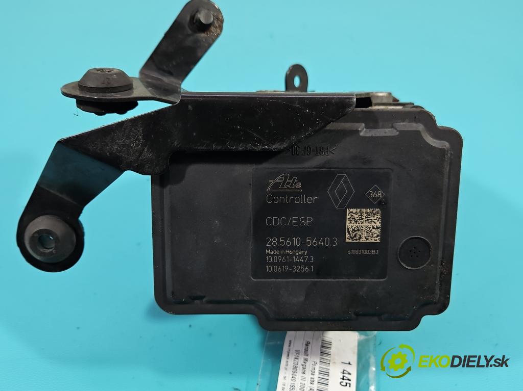 Renault Megane III 2008-2016 1.5 dci 106 HP manual 78 kW 1461 cm3 5- čerpadlo abs 476601563R (Pumpa ABS)