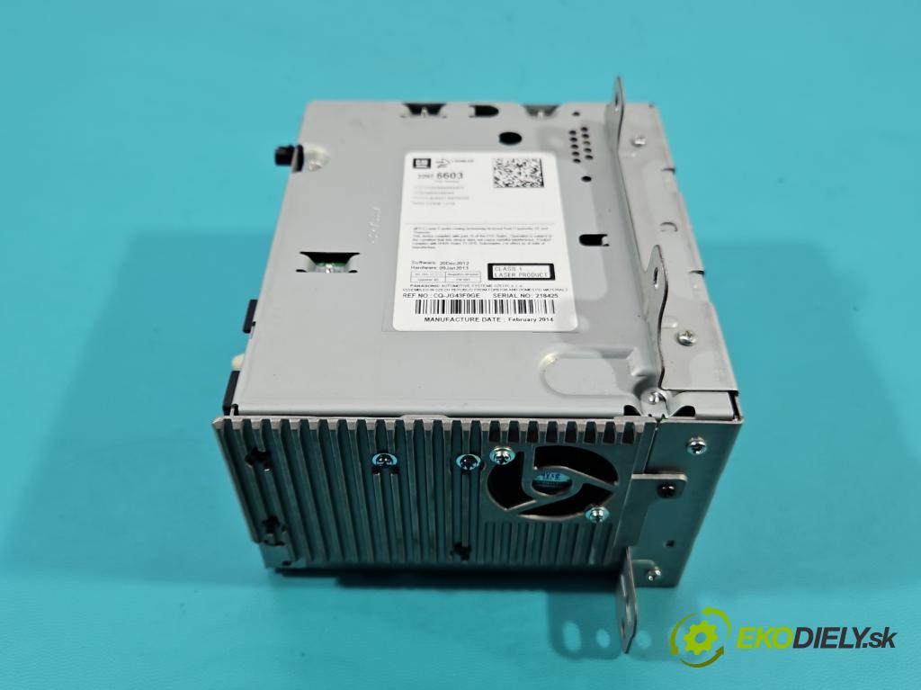 Opel Astra IV 2009-2015 1.6 16V 116 HP manual 85 kW 1598 cm3 5- Radio originál 22976603