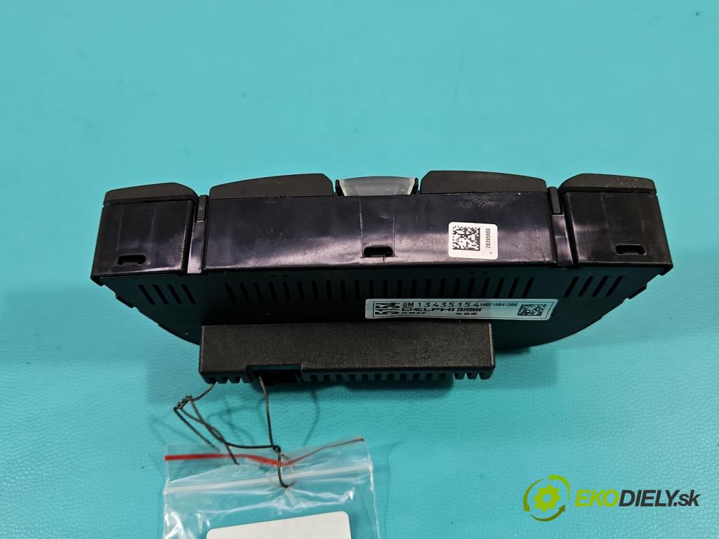 Opel Astra IV 2009-2015 1.6 16V 116 HP manual 85 kW 1598 cm3 5- panel kúrenia 13435154