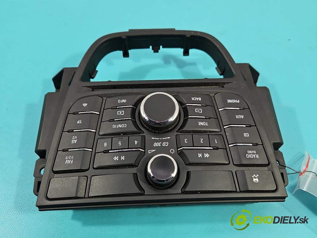 Opel Astra IV 2009-2015 1.6 16V 116 HP manual 85 kW 1598 cm3 5- prepínač rádio: navigácie 13360090