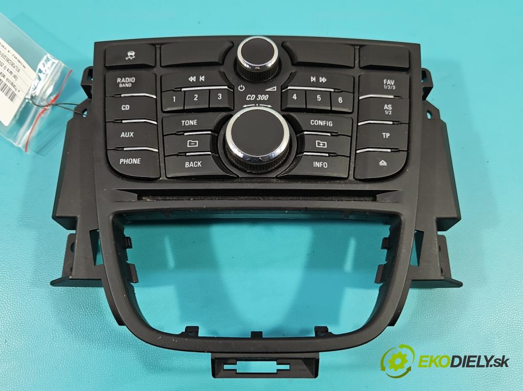 Opel Astra IV 2009-2015 1.6 16V 116 HP manual 85 kW 1598 cm3 5- prepínač rádio: navigácie 13360090