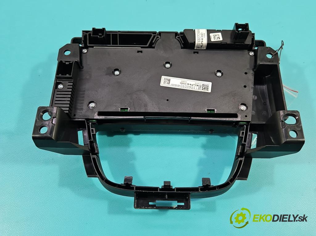 Opel Astra IV 2009-2015 1.6 16V 116 HP manual 85 kW 1598 cm3 5- prepínač rádio: navigácie 13360090