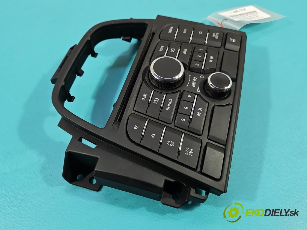 Opel Astra IV 2009-2015 1.6 16V 116 HP manual 85 kW 1598 cm3 5- prepínač rádio: navigácie 13360090