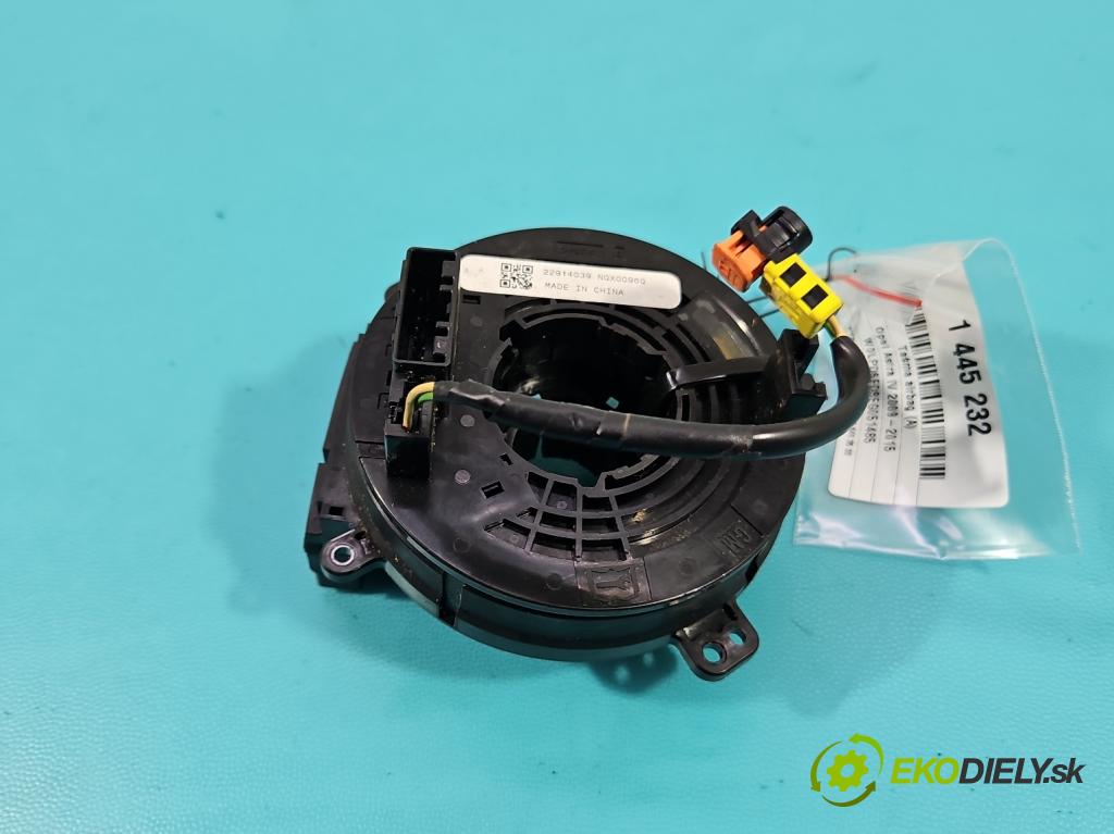 Opel Astra IV 2009-2015 1.6 16V 116 HP manual 85 kW 1598 cm3 5- Páska: airbag 22914039 (Airbag)