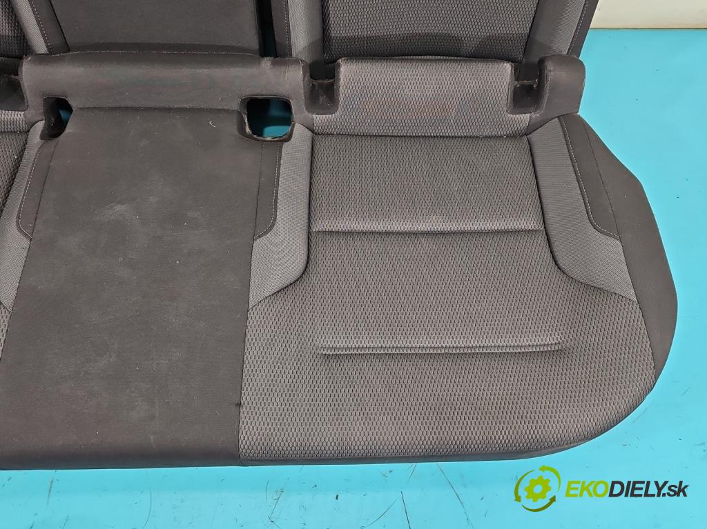 Vw Golf VII 2012-2020 1.6 tdi 110 hp manual 81 kW 1598 cm3 5- Pohovka: zadní  (Sedačky, sedadla)