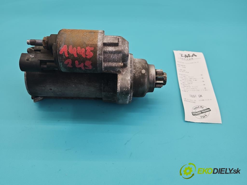 Vw Golf plus 1.6 SR 102 HP manual 75 kW 1595 cm3 5- štartér 02T911023T (Štartér)