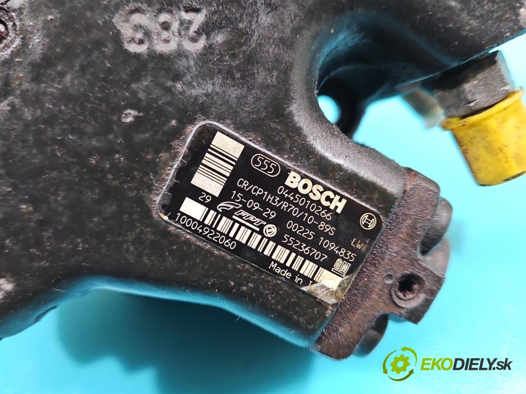 Opel Combo D 2011-2018 1.3 cdti 90 HP manual 66 kW 1251 cm3 5- čerpadlo vstrekovacia 0445010266 (Vstrekovacie čerpadlo)