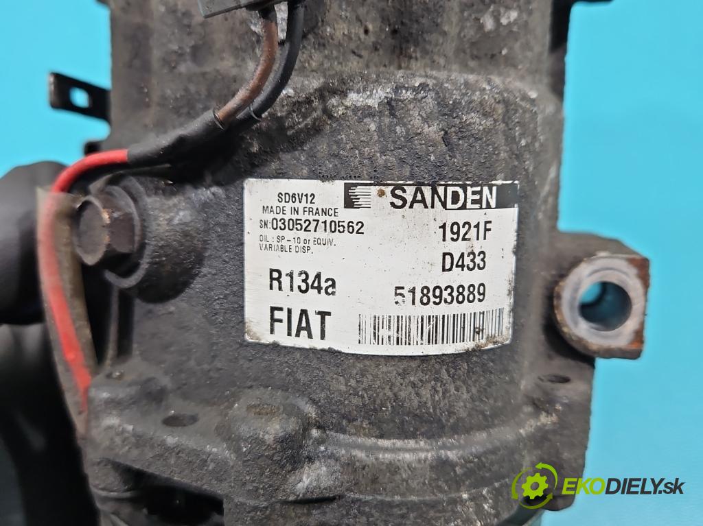 Opel Combo D 2011-2018 1.3 cdti 90 HP manual 66 kW 1251 cm3 5- Kompresor: klimatizácie 51893889 (Kompresor klimatizácie)