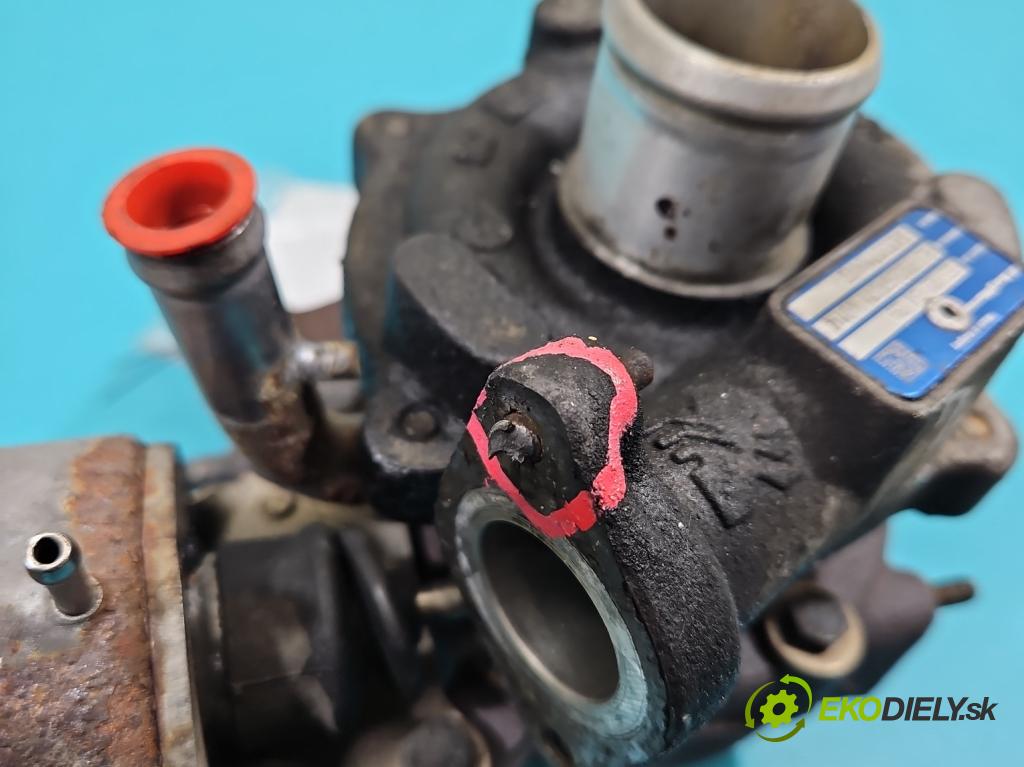 Opel Combo D 2011-2018 1.3 cdti 90 hp manual 66 kW 1251 cm3 5- Turbodmychadlo 54359710027 (Turbodúchadla (kompletní))