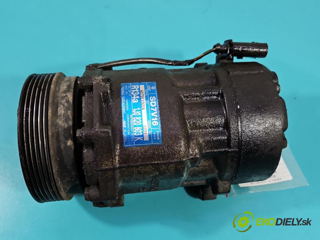 Seat Toledo II 1998-2004 1.9 tdi (ASV) 110 HP manual 81 kW 1896 cm3 4- Kompresor: klimatizácie 1J0820803K (Kompresor klimatizácie)