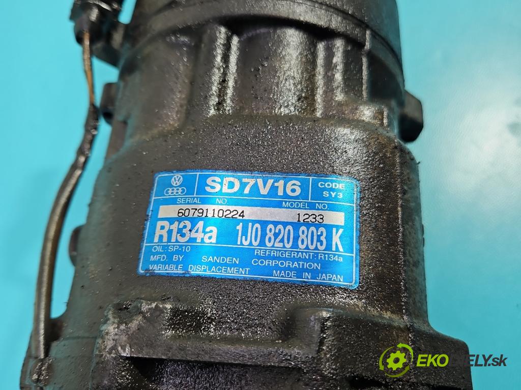 Seat Toledo II 1998-2004 1.9 tdi (ASV) 110 HP manual 81 kW 1896 cm3 4- Kompresor: klimatizácie 1J0820803K (Kompresor klimatizácie)