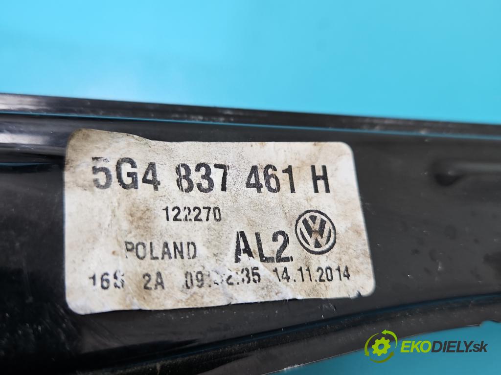Vw Golf VII 2012-2020 1.6 tdi 110 hp manual 81 kW 1598 cm3 5- mechanismus stahování přední levý 5G4837461H