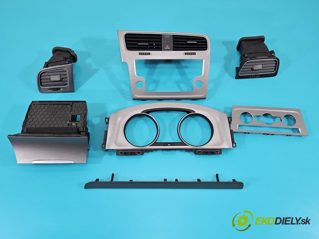 Vw Golf VII 2012-2020 1.6 tdi 110 HP manual 81 kW 1598 cm3 5- Mřížka: kúrenia stredová 5G1819743 (Mriežka kúrenia (fukár))