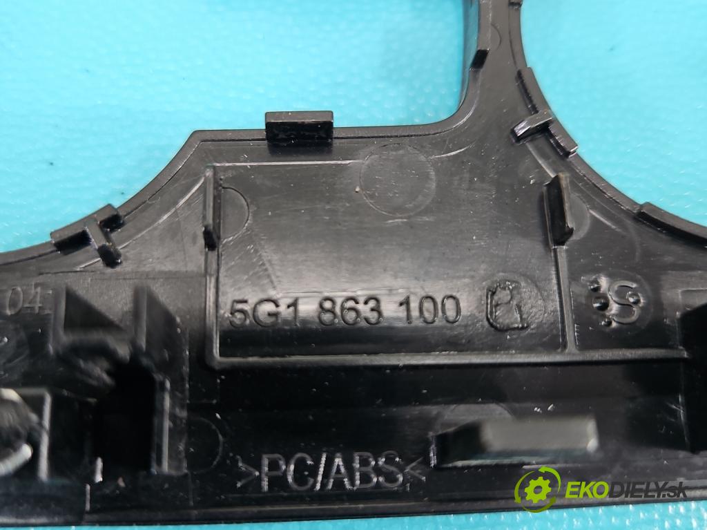 Vw Golf VII 2012-2020 1.6 tdi 110 HP manual 81 kW 1598 cm3 5- Mřížka: kúrenia stredová 5G1819743 (Mriežka kúrenia (fukár))