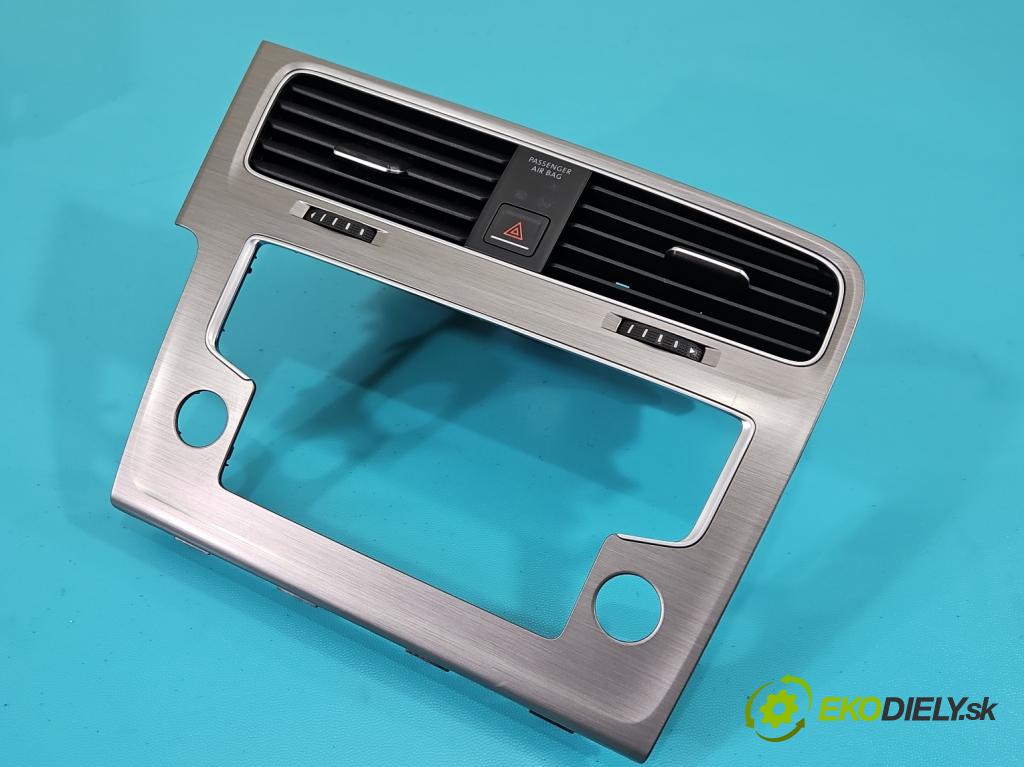 Vw Golf VII 2012-2020 1.6 tdi 110 HP manual 81 kW 1598 cm3 5- Mřížka: kúrenia stredová 5G1819743 (Mriežka kúrenia (fukár))