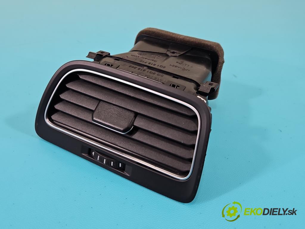 Vw Golf VII 2012-2020 1.6 tdi 110 HP manual 81 kW 1598 cm3 5- Mřížka: kúrenia stredová 5G1819743 (Mriežka kúrenia (fukár))