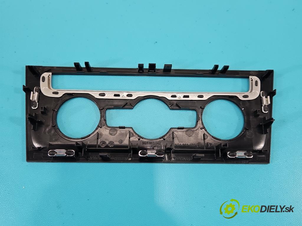 Vw Golf VII 2012-2020 1.6 tdi 110 HP manual 81 kW 1598 cm3 5- Mřížka: kúrenia stredová 5G1819743 (Mriežka kúrenia (fukár))