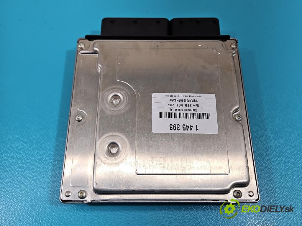 Bmw 3 E46 1998-2007 2.0d 150 HP automatic 110 kW 1995 cm3 5- riadiaca jednotka motora 7793443