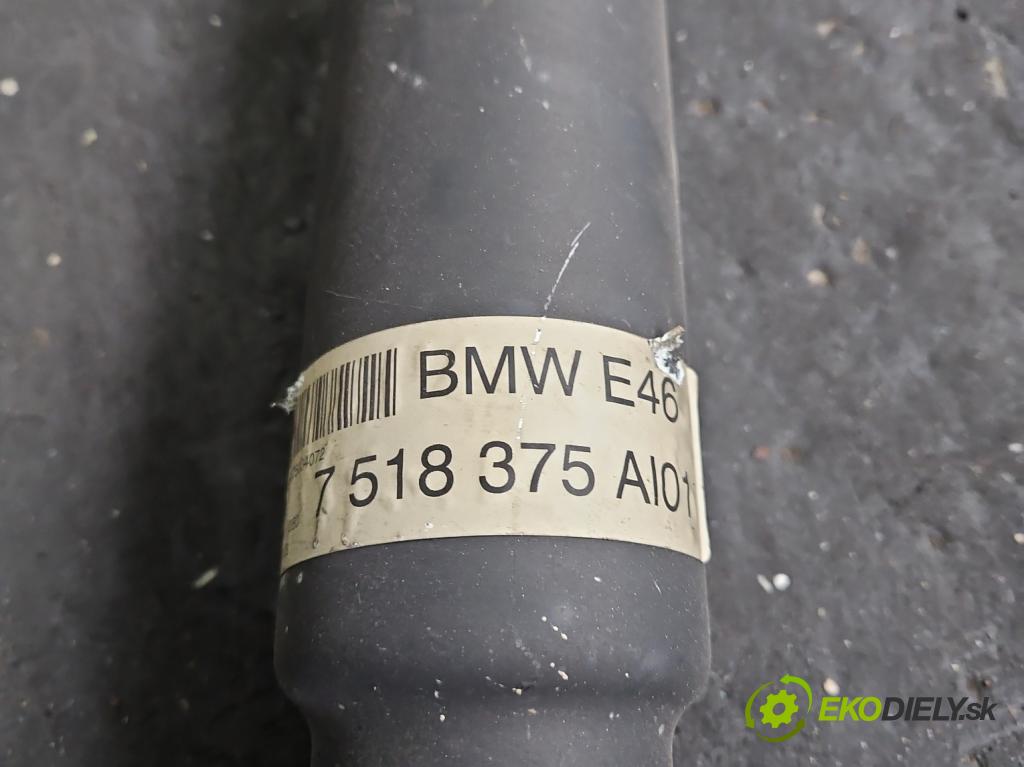 Bmw 3 E46 1998-2007 2.0d 150 HP automatic 110 kW 1995 cm3 5- Hřídel: zadné 7518375 (Kardaňový hriadeľ)