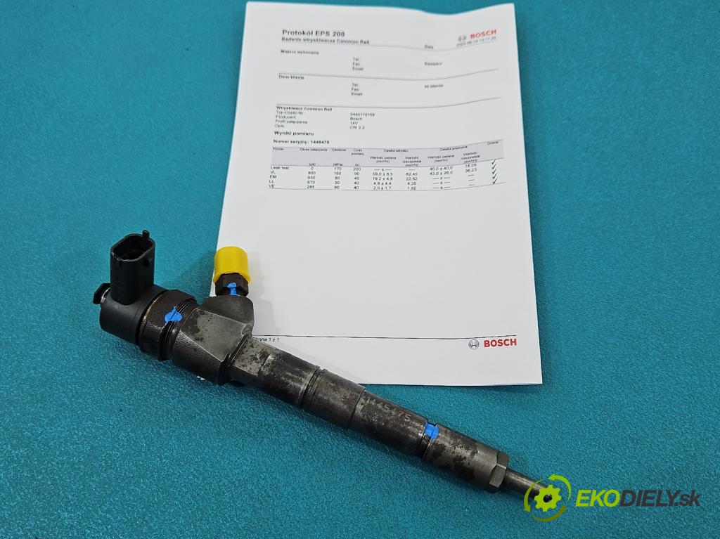 Opel Vectra C 2002-2008 1.9 cdti 150 HP manual 110 kW 1910 cm3 5- vstrek 0445110159 (Vstrekovač paliva)