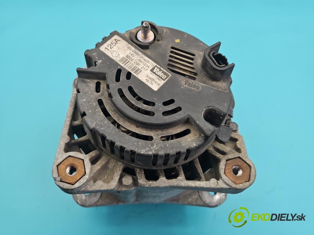 Renault Scenic II 2003-2009 1.9 dci 120 HP manual 88 kW 1870 cm3 5- Alternator 8200290217 (Alternátor)