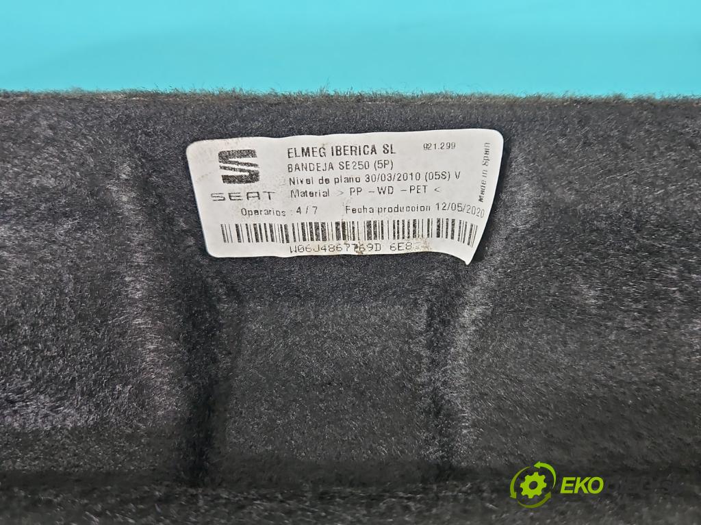 Seat Ibiza IV 6J 2008-2017 1.4 16V 86 HP manual 63 kW 1390 cm3 5- zadná  (Pláto zadné)