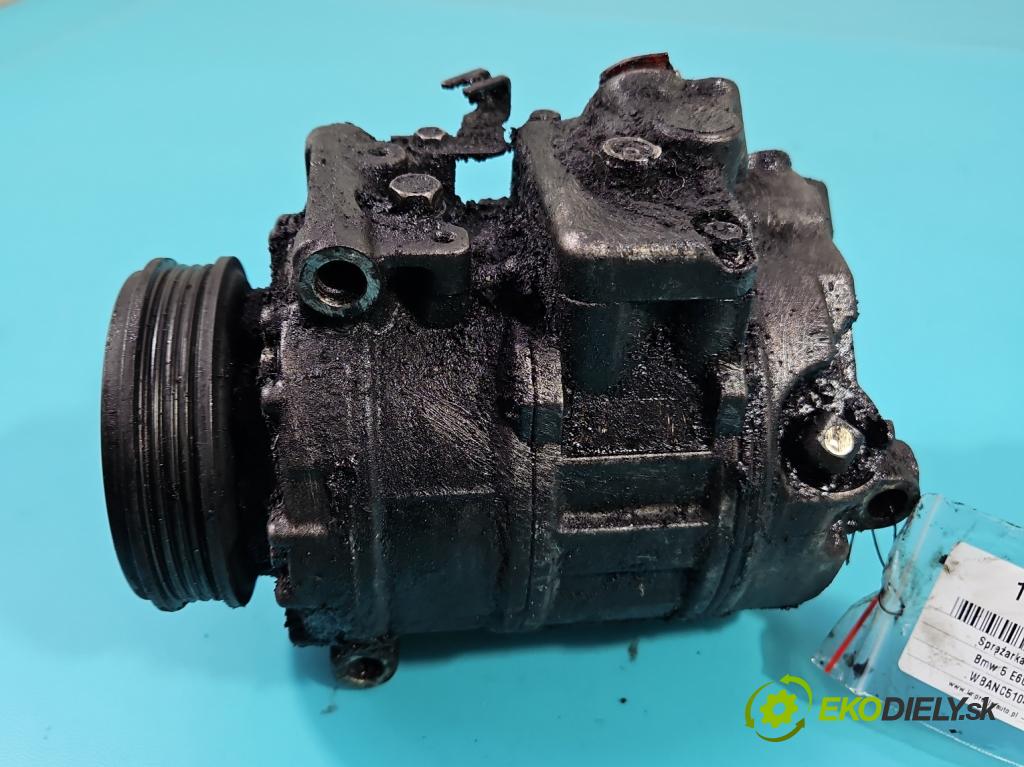 Bmw 5 E60 2003-2010 2.5d 177 HP automatic 130 kW 2497 cm3 4- Kompresor: klimatizácie  (Kompresor klimatizácie)