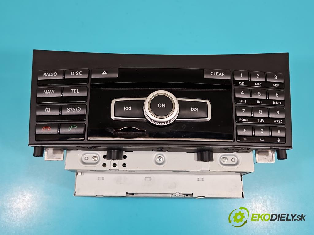 Mercedes E C207/ A207 3.0 cdi 265KM automatic 195 kW 2987 cm3 2- Radio originál A2129006313