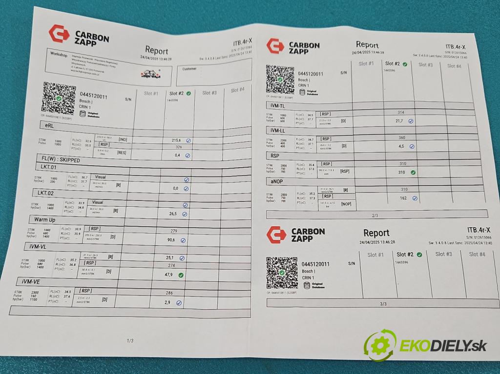 Fiat Ducato II 1994-2006 2.3 jtd 110 HP manual 81 kW 2286 cm3 5- vstrek 0445120011 (Vstrekovač paliva)