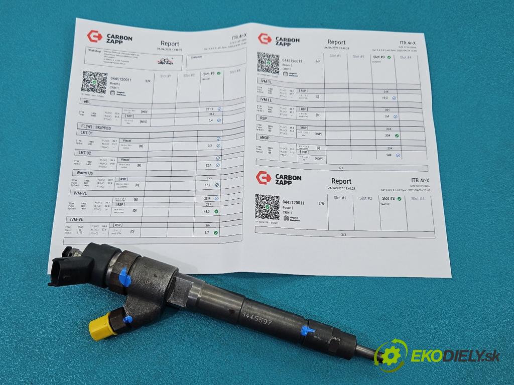 Fiat Ducato II 1994-2006 2.3 jtd 110 HP manual 81 kW 2286 cm3 5- vstrek 0445120011 (Vstrekovač paliva)