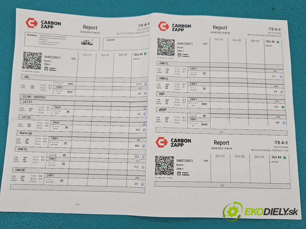 Fiat Ducato II 1994-2006 2.3 jtd 110 HP manual 81 kW 2286 cm3 5- vstrek 0445120011 (Vstrekovač paliva)