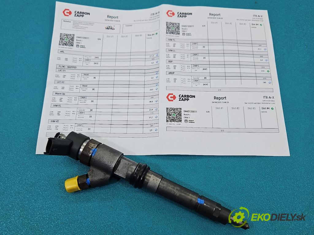 Fiat Ducato II 1994-2006 2.3 jtd 110 HP manual 81 kW 2286 cm3 5- vstrek 0445120011 (Vstrekovač paliva)