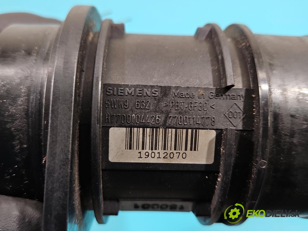 Volvo V40 I 1995-2004 1.9 dci 102 HP manual 75 kW 1870 cm3 5- průtokoměr: 5WK9632 (Váha vzduchu)